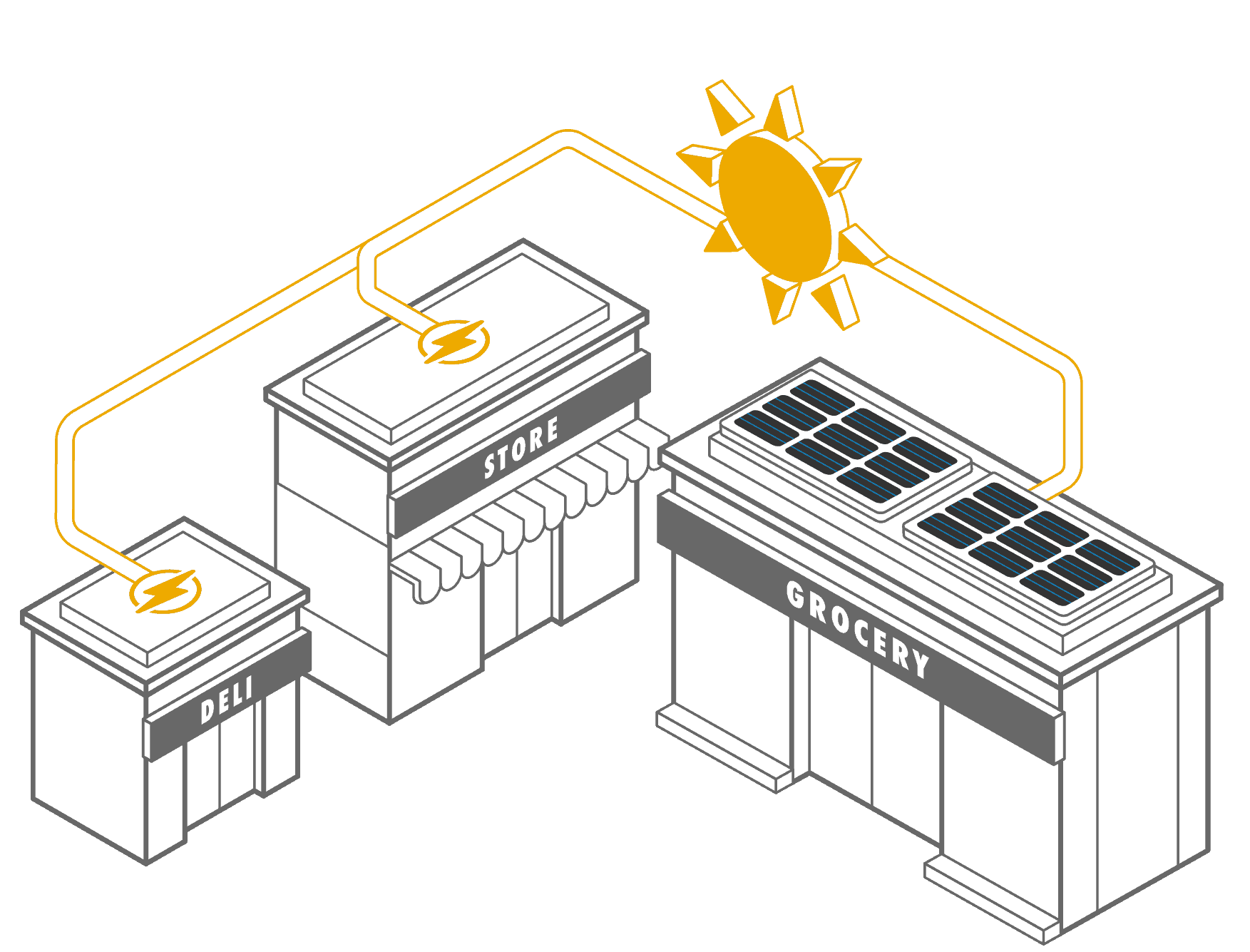 Solar energy generation icon